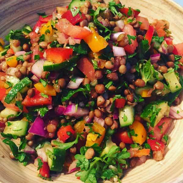 Lentil-Tabbouleh