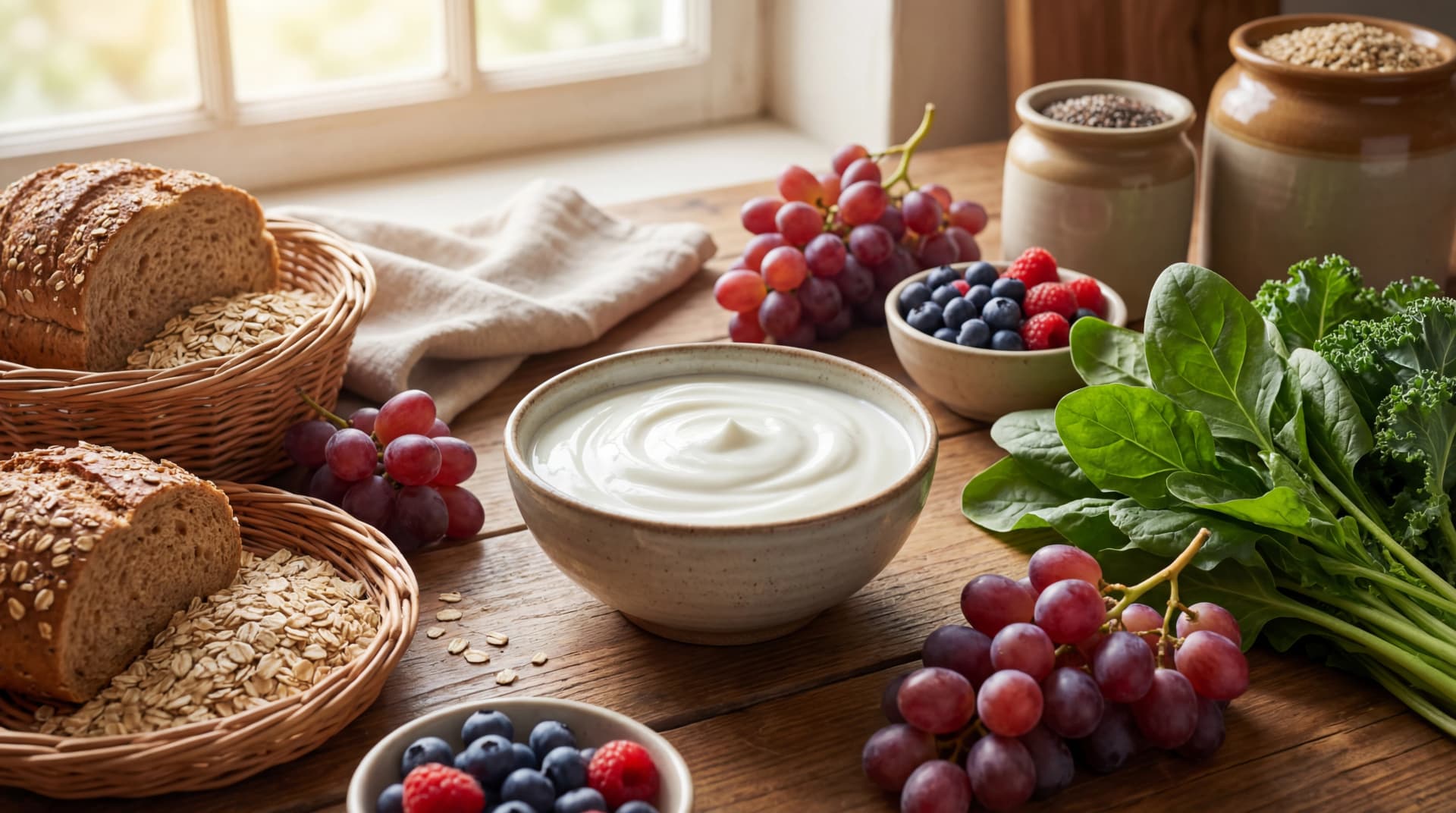 Wine and Yogurt Contribute to a Healthy Gut