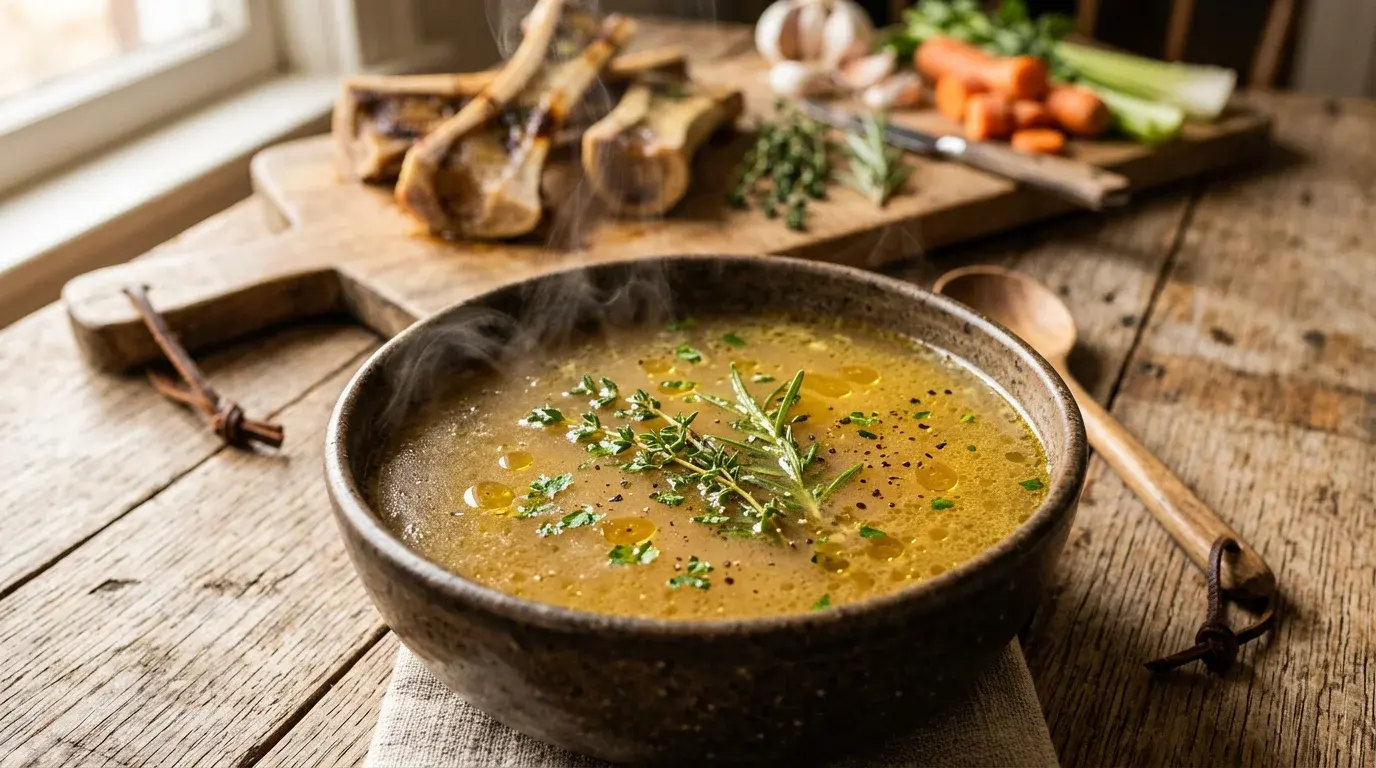 Featured visual summarizing evidence-based guidance related to Bone Broth Benefits for Gut Healing, Joints, and Skin.