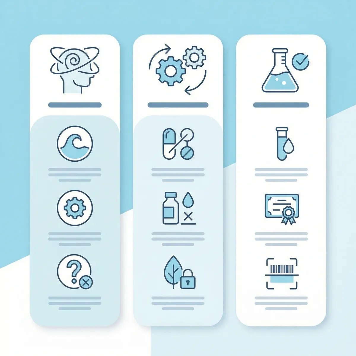 Infographic checklist for buying CBD oil including COA lab report dose labeling and contaminant screening